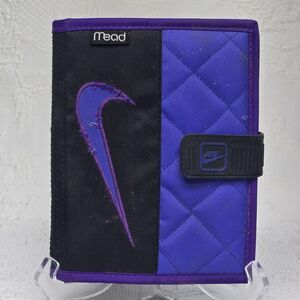 90s Mead Nike Purple Black Day Planner Calender Project Note Book Contacts